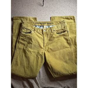 American Eagle Men’s Tan Corduroy Jeans 36x36 | No. 1971 Straight Fit